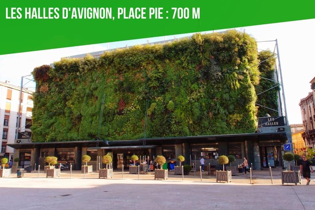 Aux Marches Du Palais - Ac Clim - Spacieux - Terrasse - Wifi Aviñón Exterior foto